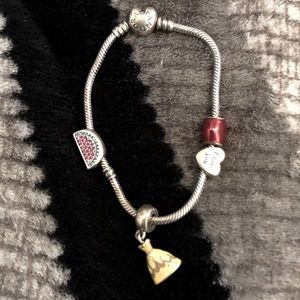 Pandora Bracelet w/charms